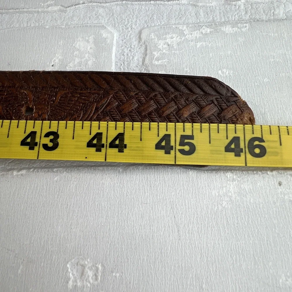 Vintage‎ Brushy Creek Belt Mens 40 Tooled Leather Eagle Western Cowboy USA 90s